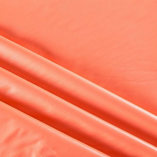 Экокожа К05-661 персиковый однотонный