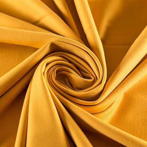 Джерси 014-03710 шафрановый однотонный