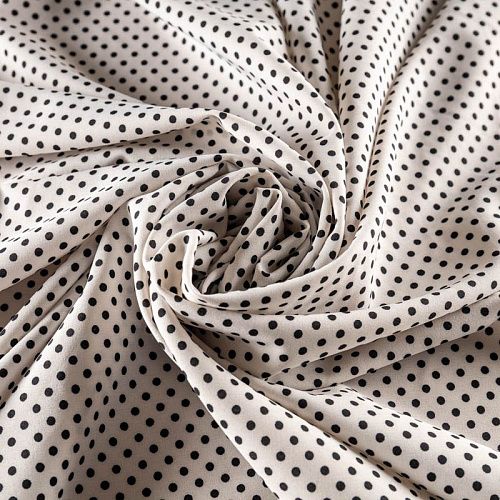 Вискоза "Лоренцо" К33-187 белый принтованный