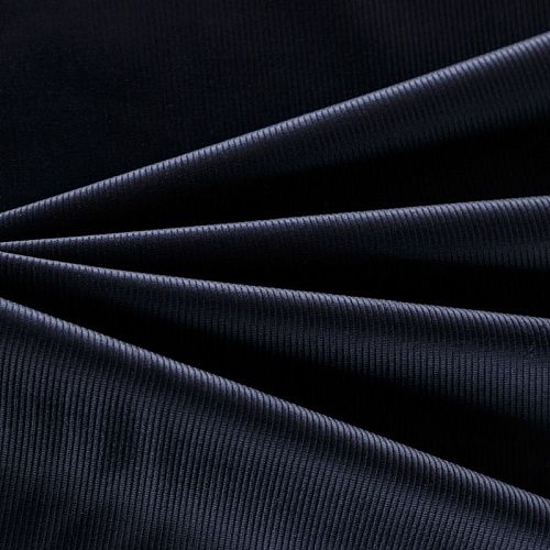 Вельвет 008-05757 черный однотонный