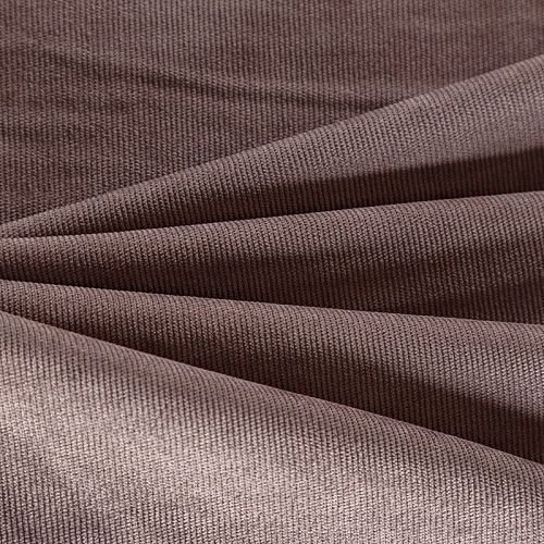 Вельвет стрейч 008-06963 кофейный однотонный