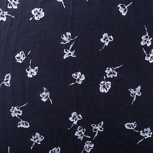 Вискоза 009-1014 черный принтованный