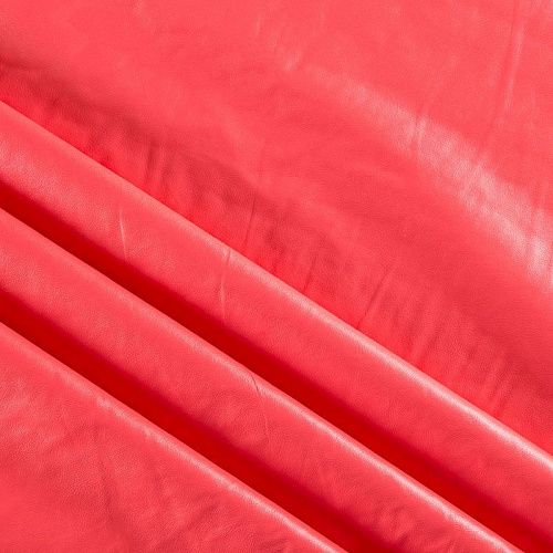 Экокожа К05-544 коралловый однотонный