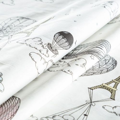 Перкаль ш.220 см 007-03518 белый принтованный