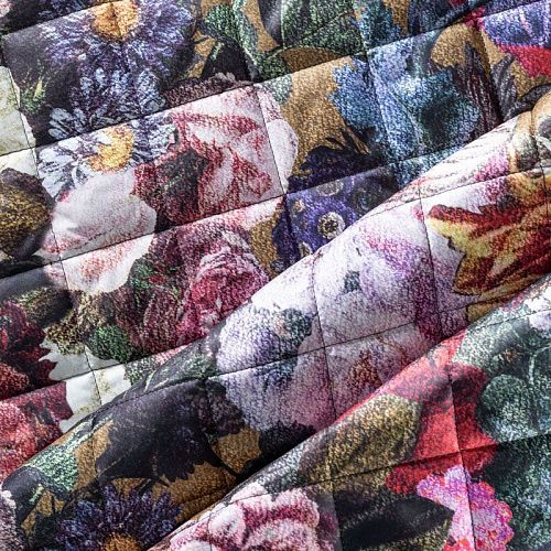 Ткань курточная 033-01986 хаки принтованный