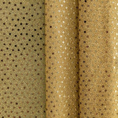 Трикотаж с люрексом К33-534 золотистый однотонный