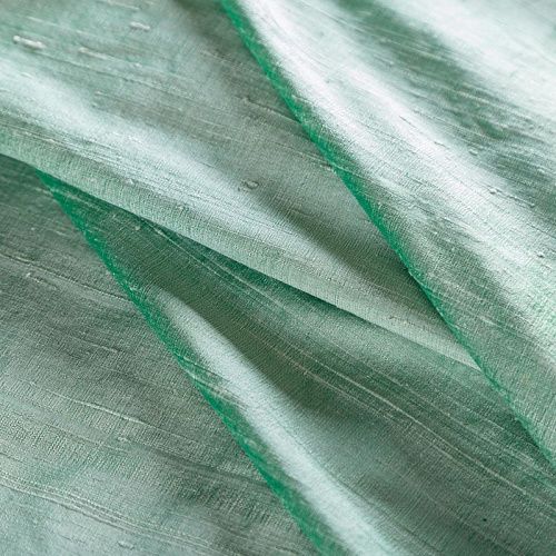 Дикий шелк 016-04901 мятно-зеленый однотонный