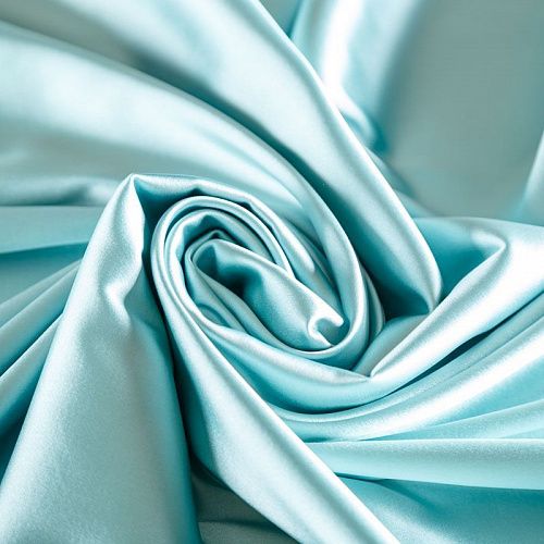 Сатин стрейч 001-07038 морская волна однотонный