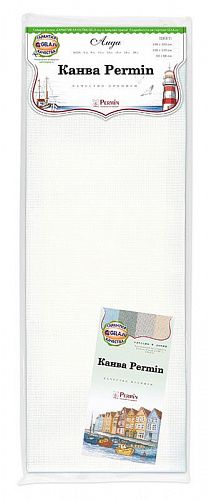 Канва Permin Aida 14 65х50 см 54кл/10см 357/50/101 молочный