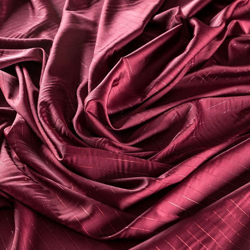 Шелк синтетический с люрексом 065-04163 винный
