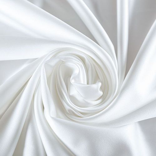 Сатин стрейч 001-07810 молочный однотонный