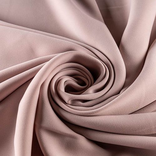 Креп К33-732 пудровый однотонный