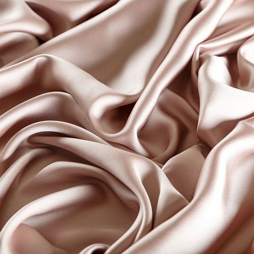 Сатин 001-06986 пудровый однотонный