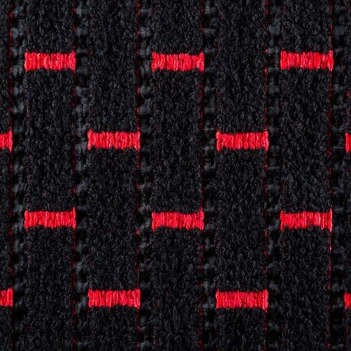 Ткань пальтовая К32-587 черно-красный