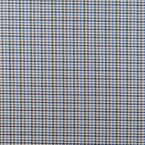 Ткань костюмная 025-08528 бежевый принтованный