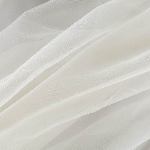 Фатин К31-398 сливочный однотонный