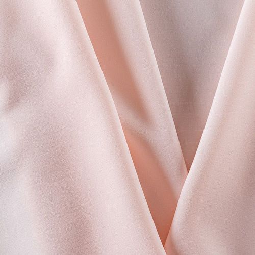 Ткань костюмная 025-08849 разбеленный персиковый однотонный