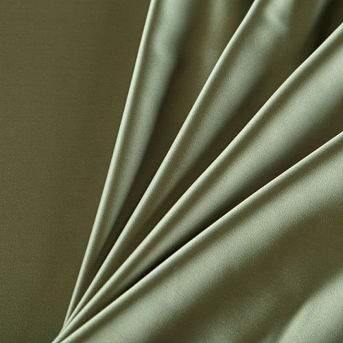 Сатин стрейч 001-07804 фисташковый однотонный