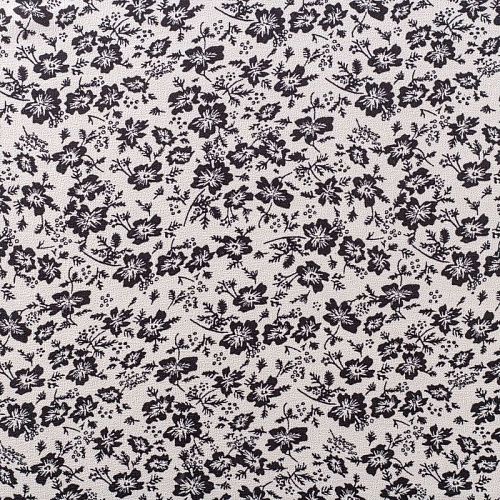 Креп-шифон 027-01427 белый принтованный