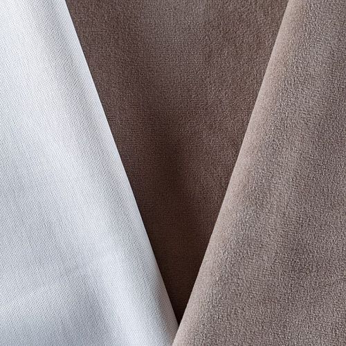 Ткань мебельная микровелюр 22-02-08968 какао однотонный