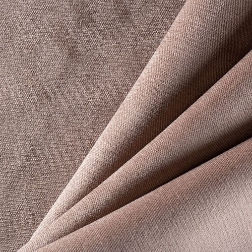 Ткань мебельная бархат 22-02-00791 серо-коричневый однотонный