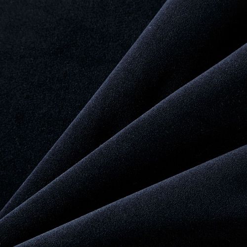 Ткань портьерная бархат h-300 см 09-02-04526 черный однотонный