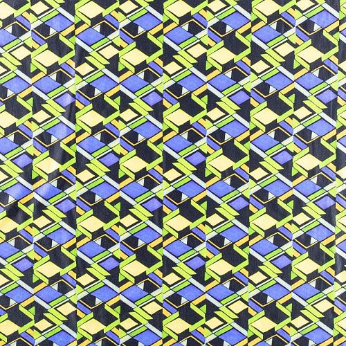 Лайкра 005-01241 желтый принтованный