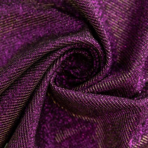 Трикотаж с напылением К33-969 пурпурный однотонный