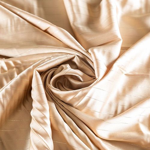 Шелк синтетический с люрексом 065-04168 телесный