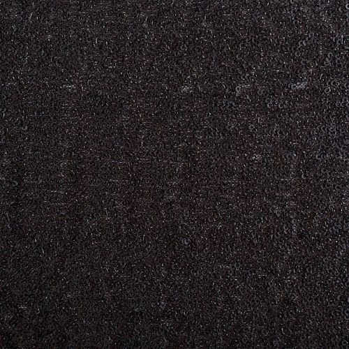 Пайетки на сетке 055-05773 черный однотонный