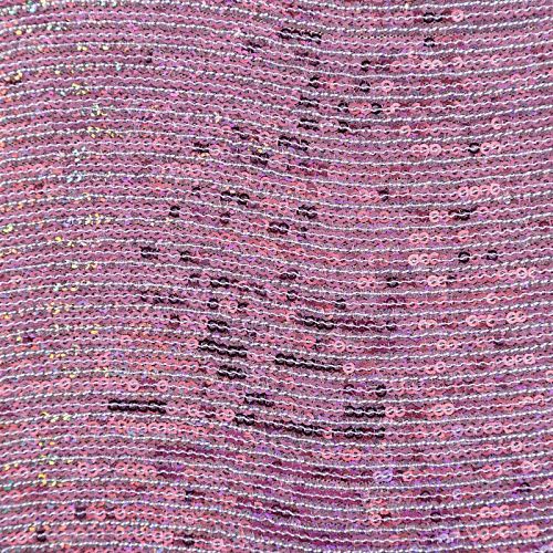 Ткань с пайетками 055-03058 сиреневый однотонный