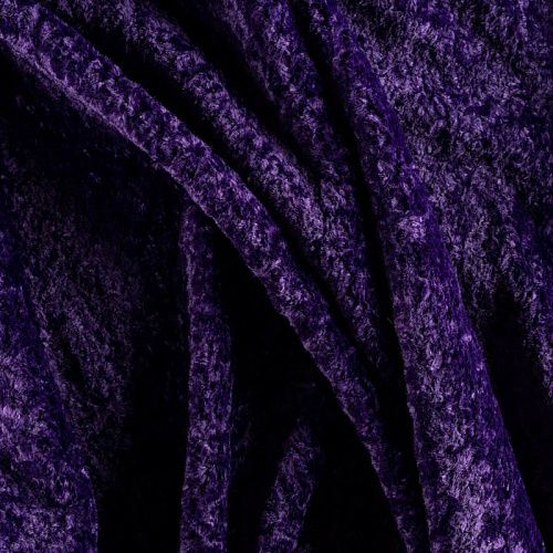 Мех искусственный К31-084 фиолетовый однотонный
