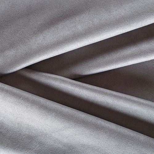 Замша искусственная 018-05645 серый однотонный