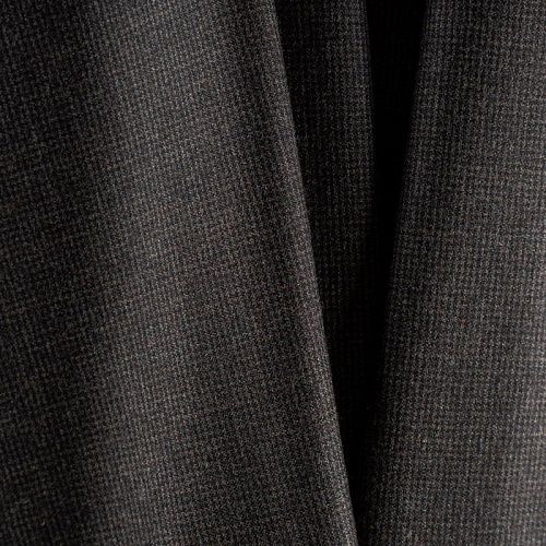 Ткань костюмная К32-086 серо-коричневый мелкая клетка