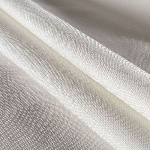 Ткань портьерная лен h-295 см 05-02-00479 белый однотонный