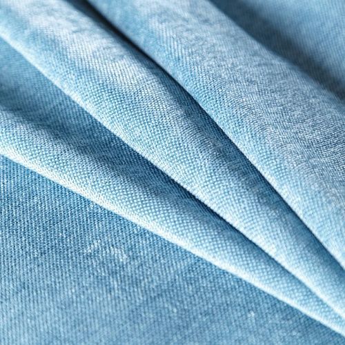 Ткань портьерная шенилл h-290 см 21-02-00081 магия мяты однотонный