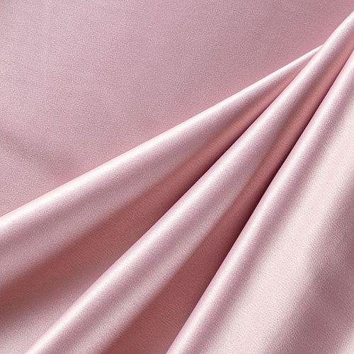 Сатин стрейч 001-08131 жемчужно-розовый однотонный