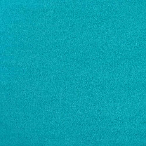 Крепдешин натуральный 028-09447 зеленовато-бирюзовый однотонный