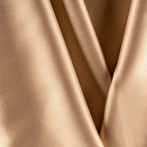 Сатин стрейч К33-812 золотистый однотонный