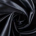Сатин стрейч 001-07710 черный однотонный