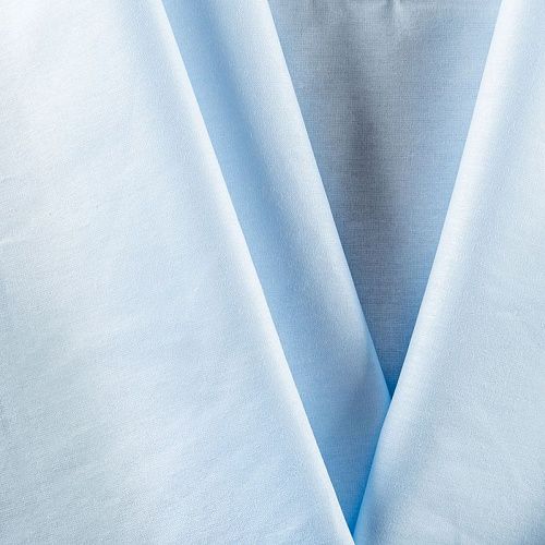 Тик наволочный 054-03541 голубой однотонный