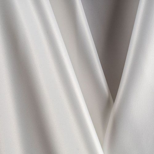 Сатин-тафта К33-744 белый однотонный