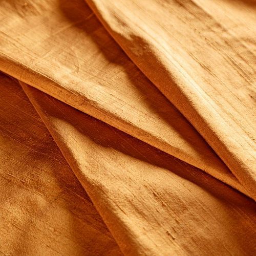 Дикий шелк 016-04837 жженый апельсин однотонный