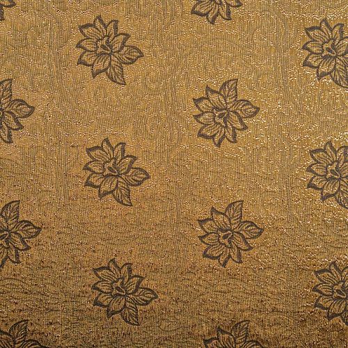 Шелк натуральный с люрексом К30-292 бронзовый