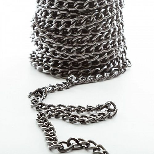 Цепь декоративная 22 мм металл 01-22-под темный никель 