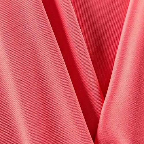 Джерси 014-03625 кораллово-розовый однотонный