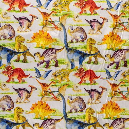 Хлопок К28-777 белый принтованный