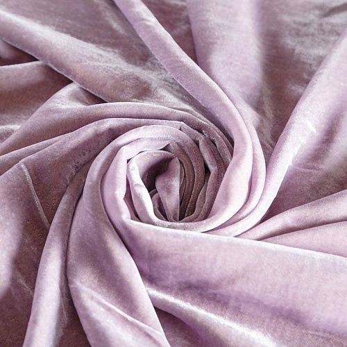 Бархат 002-04348 светло-лиловый однотонный