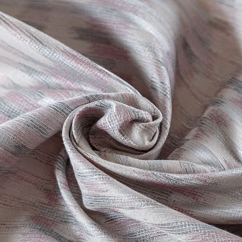 Ткань портьерная жаккард Т477-02-51 белый песок