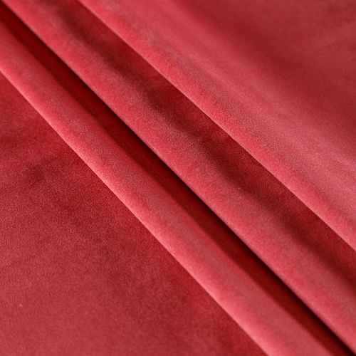 Ткань мебельная микровелюр 09-02-08964 ягодный однотонный